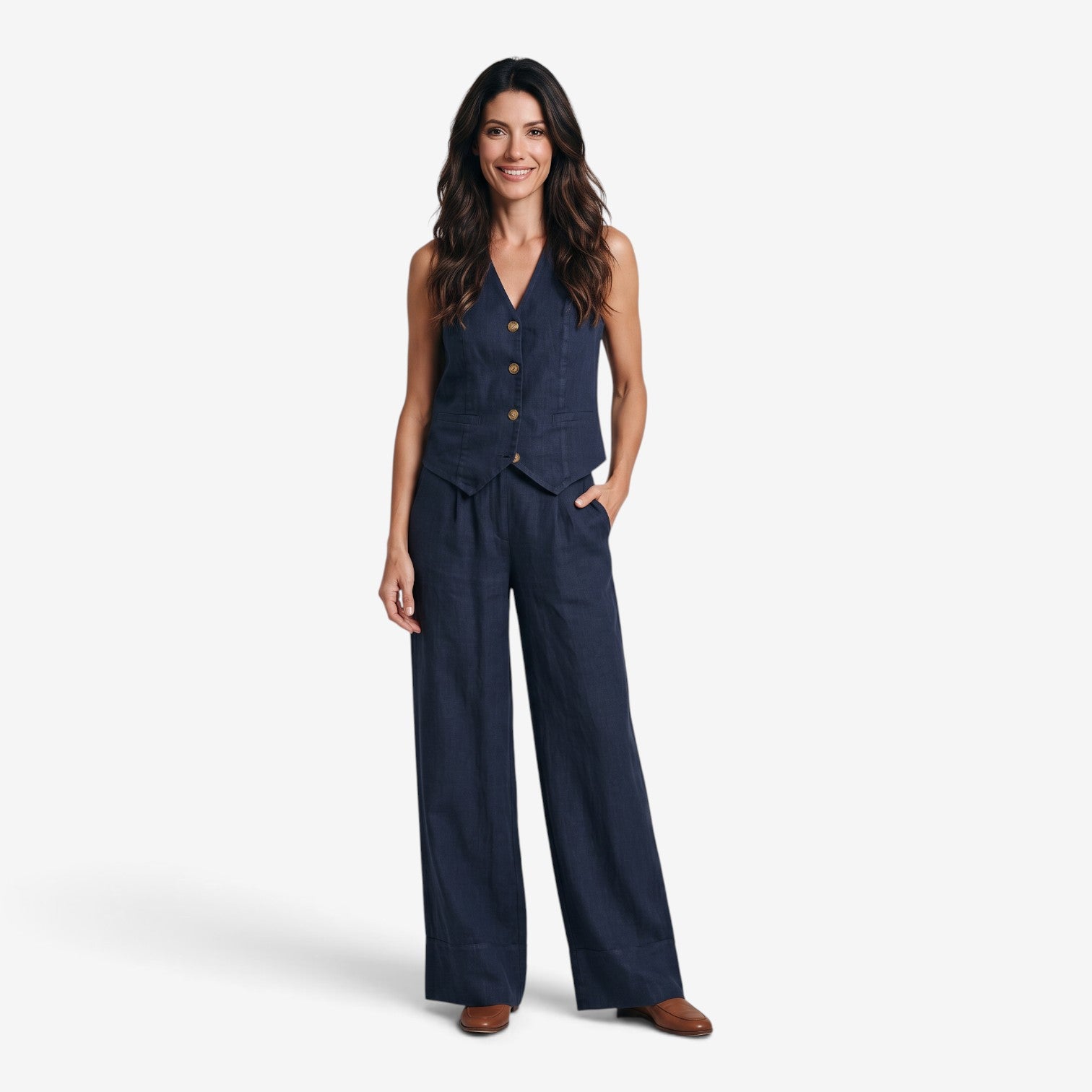 Conjunto de Chaleco y Pantalón para Mujer