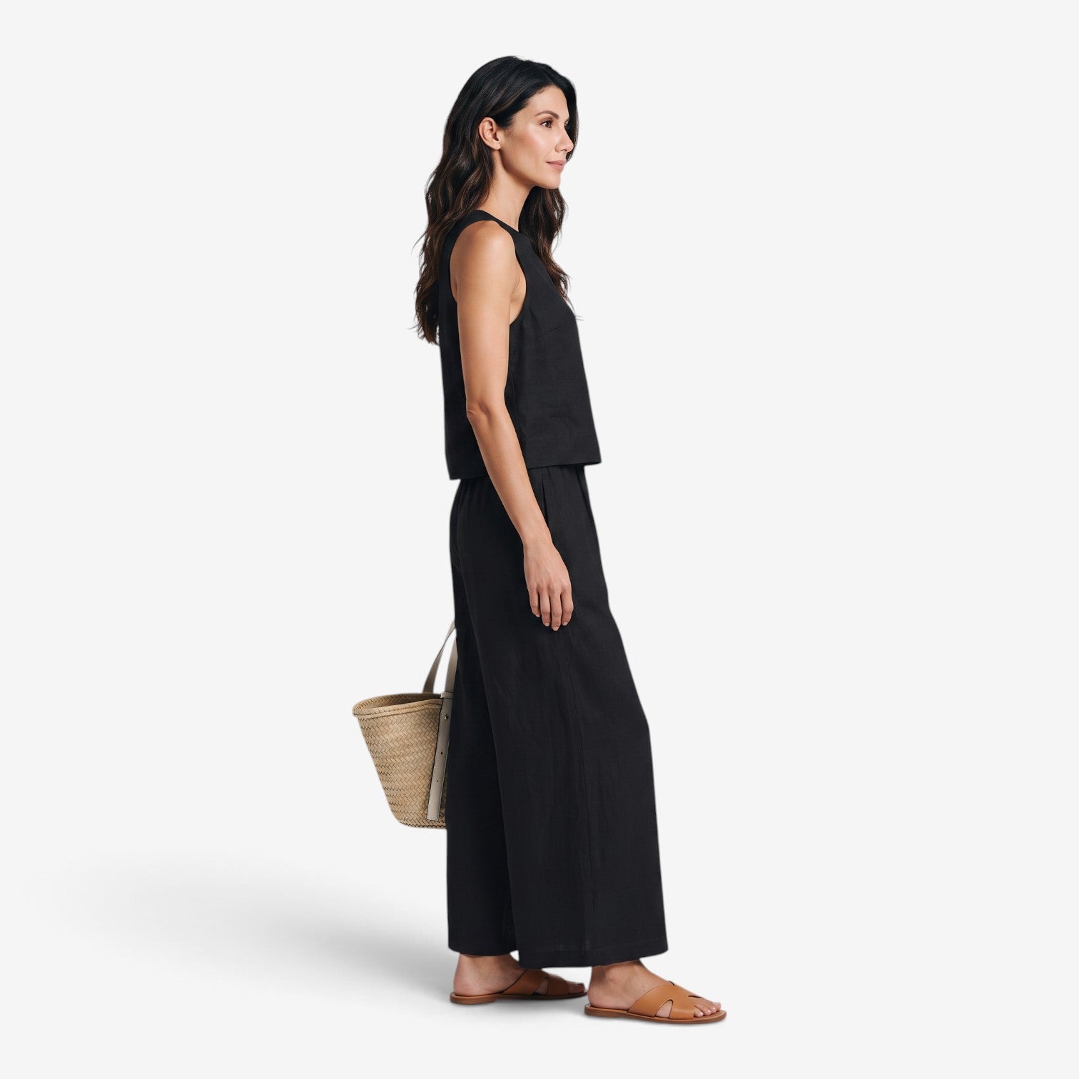 Conjunto de Camisa sin Mangas y Pantalón para Mujer