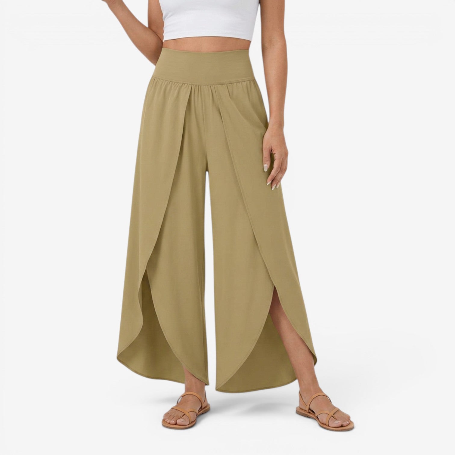 Pantalón de Yoga de Pierna Ancha para Mujer
