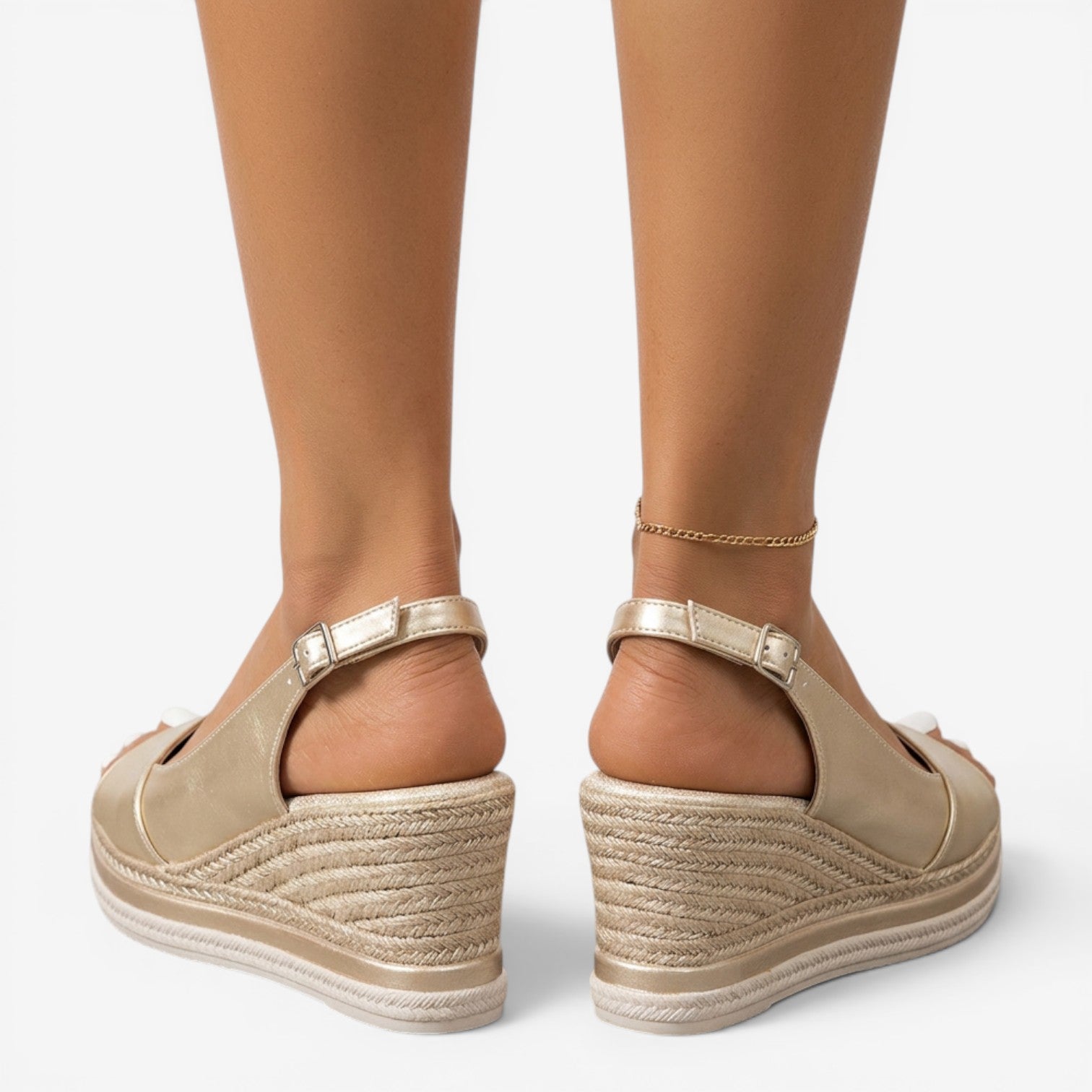 Sandalias de Plataforma con Cuña para Mujer