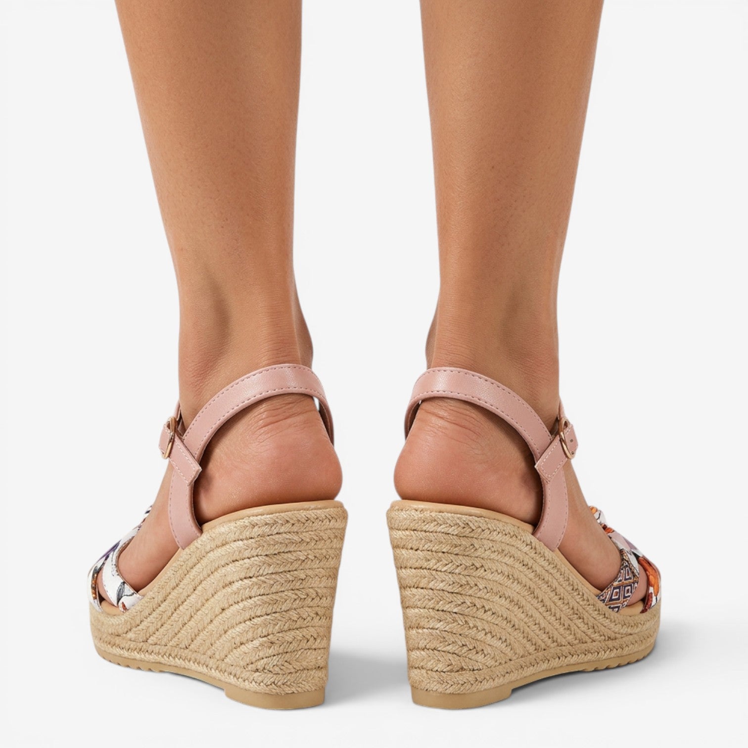 Sandalias de Cuña Peep Toe
