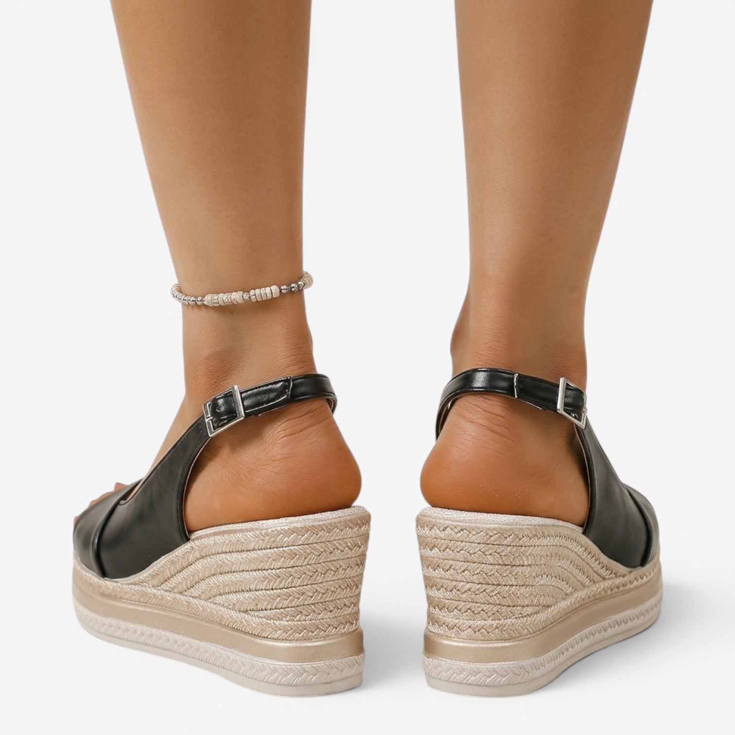 Sandalias de Plataforma con Cuña para Mujer