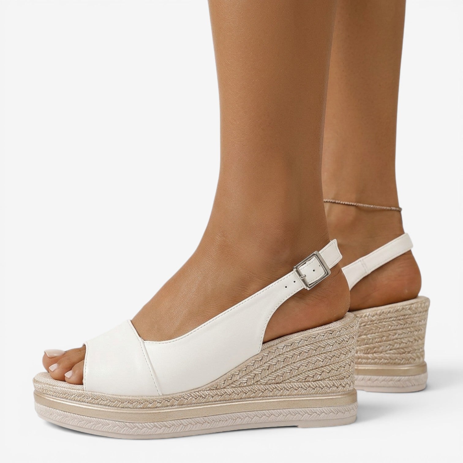 Sandalias de Plataforma con Cuña para Mujer