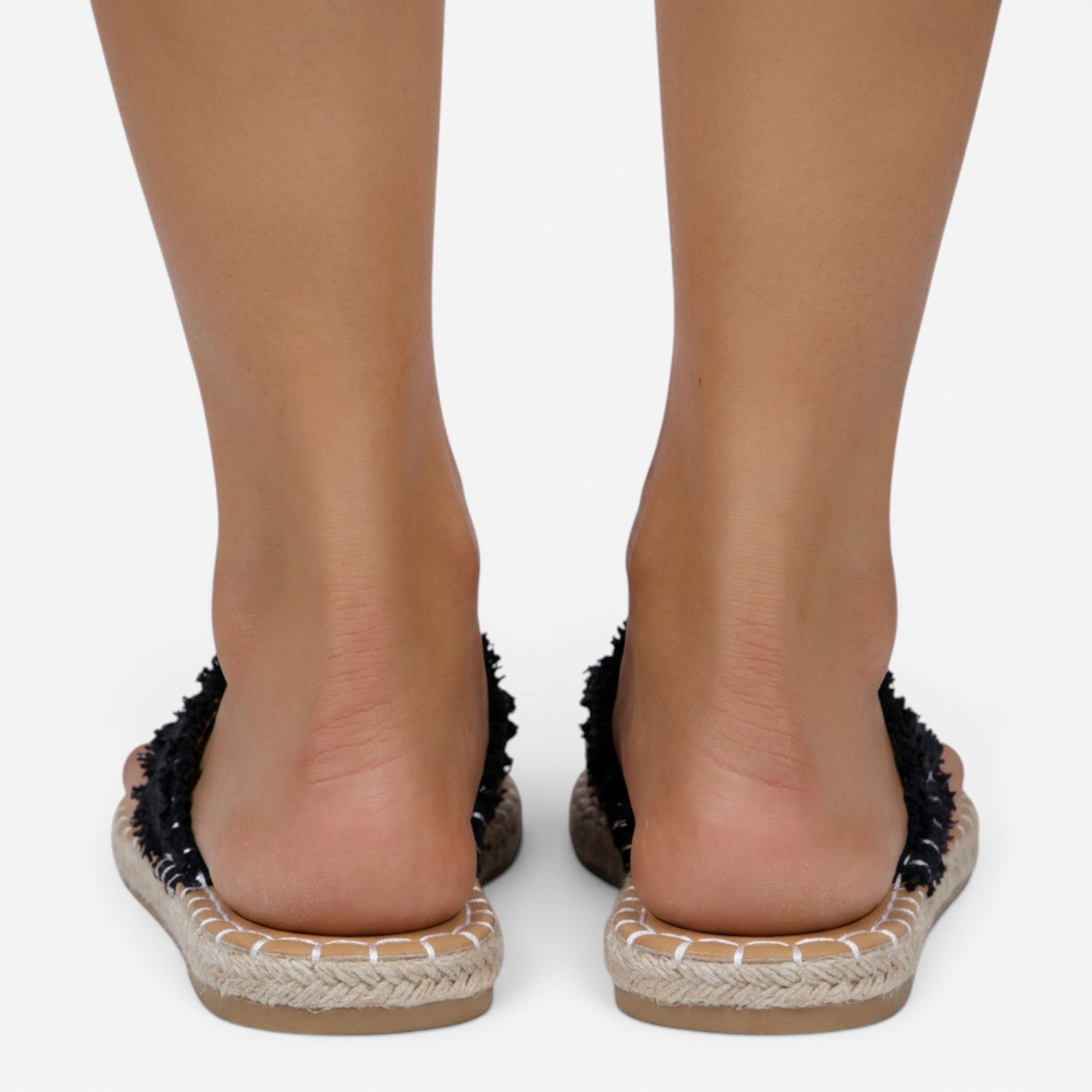 Sandalias de Dedo de Lona para Mujer