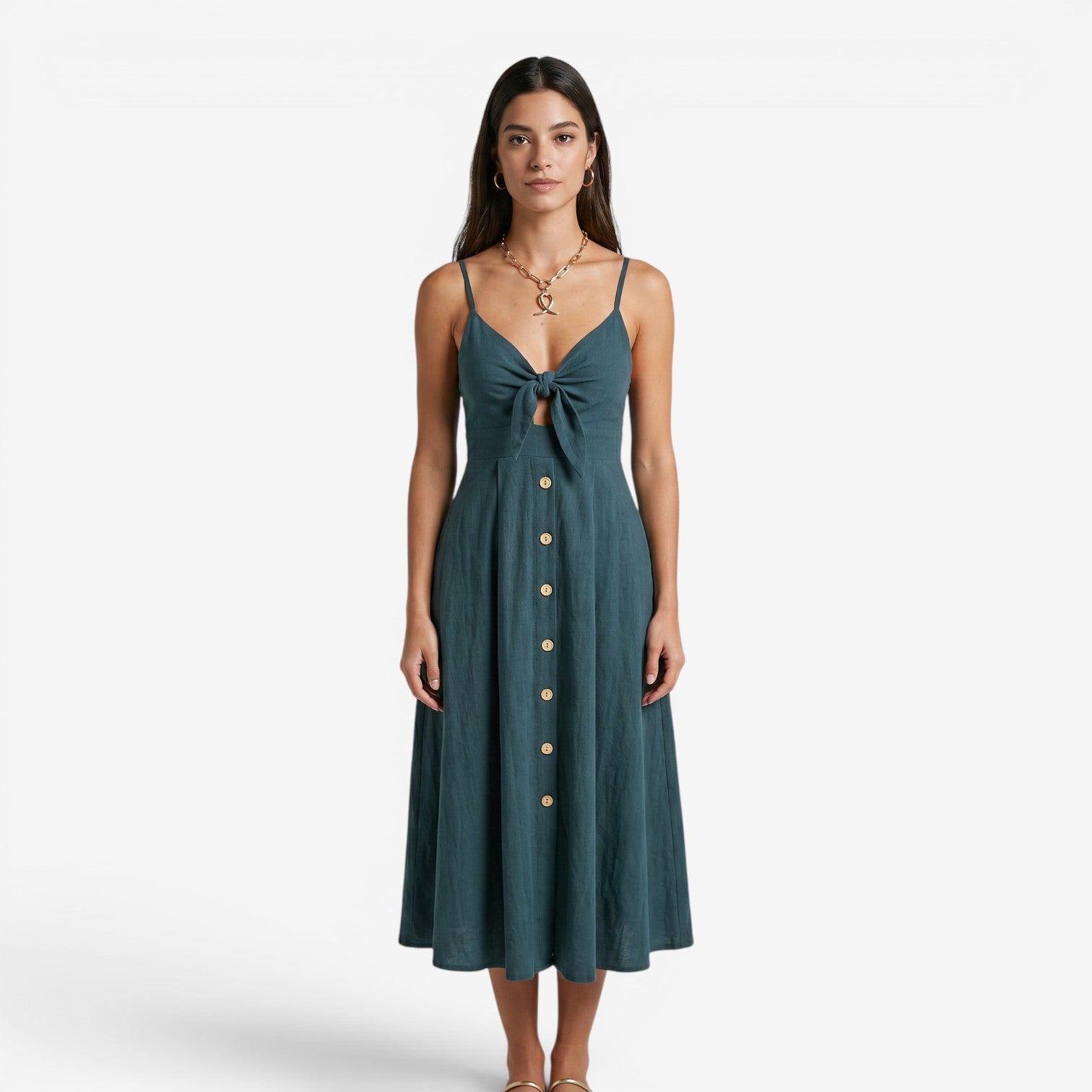 Vestido Ajustado sin Mangas para Mujer
