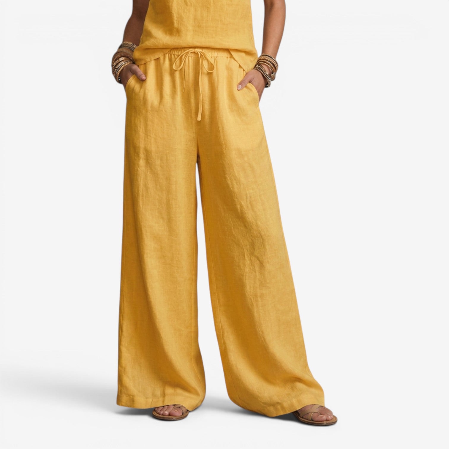Mono Largo de Lino para Mujer