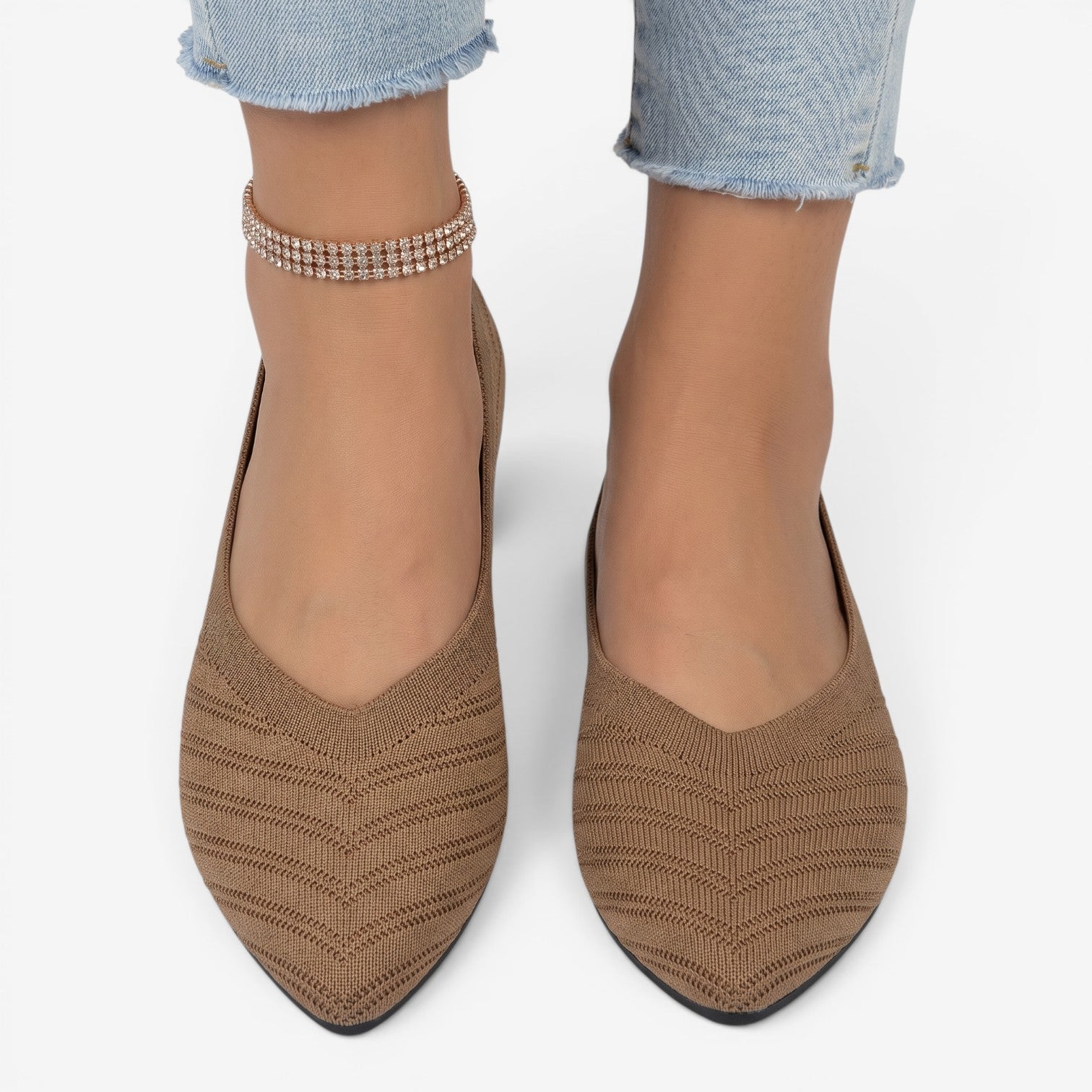 Zapatos Planos de Punta Cuadrada para Mujer