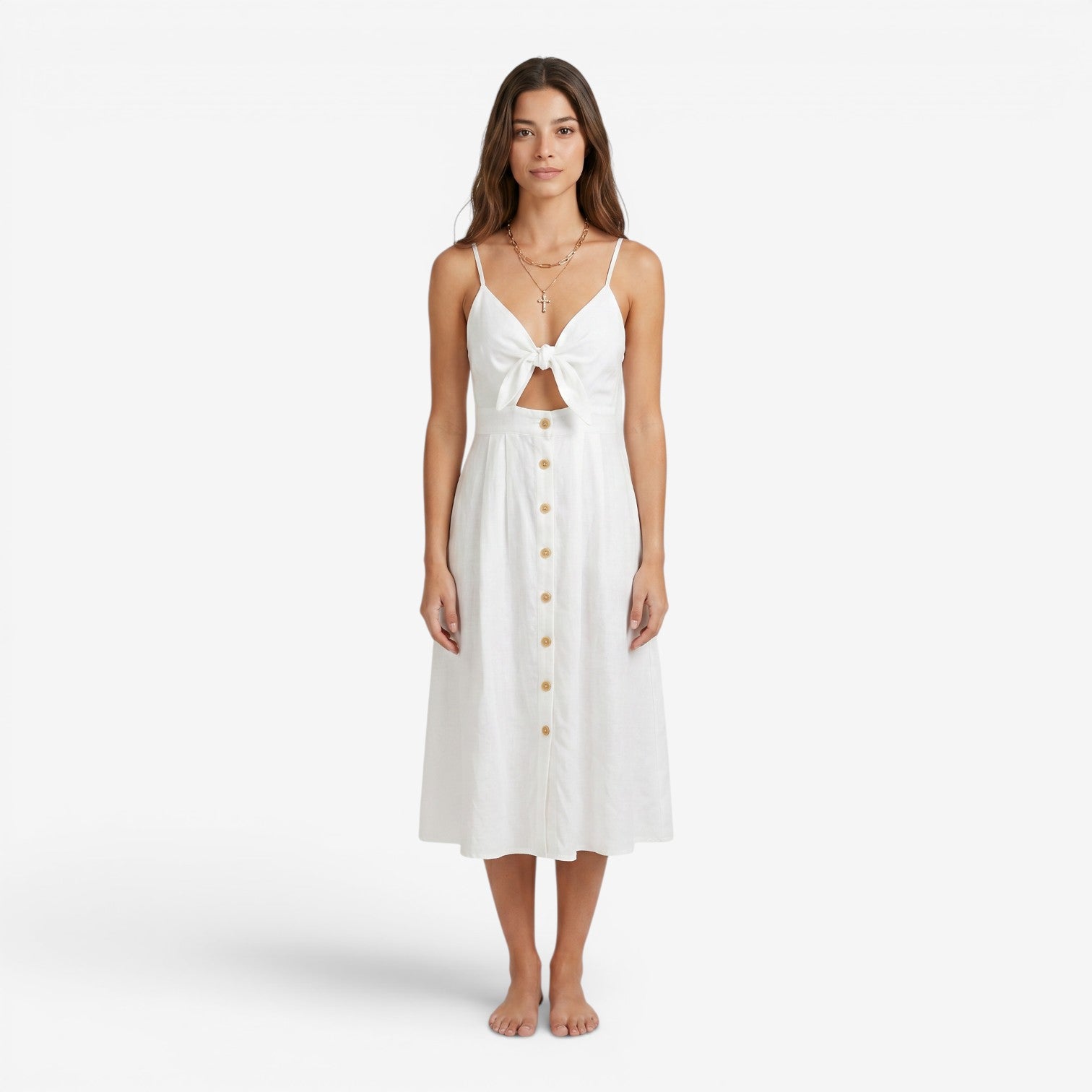 Vestido Ajustado sin Mangas para Mujer